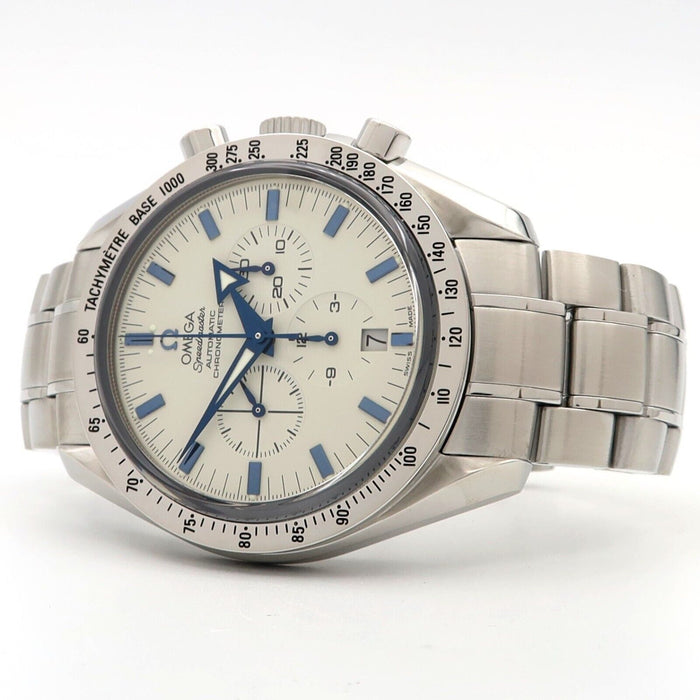 Omega Speedmaster Broad Arrow White Dial Chronograph 42MM Automatic 3551.20
