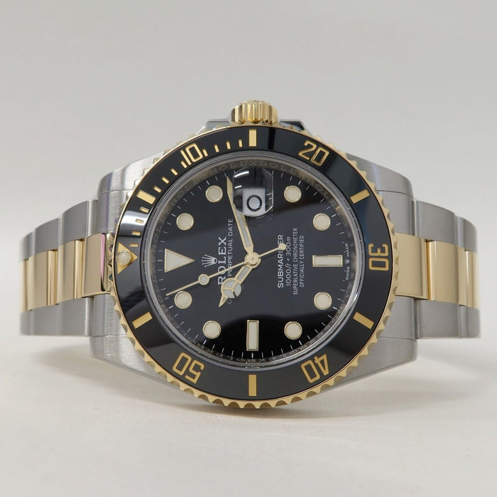 Rolex Submariner Date 41mm Black Dial 18kt Yellow Gold & Steel Oyster 126613LN