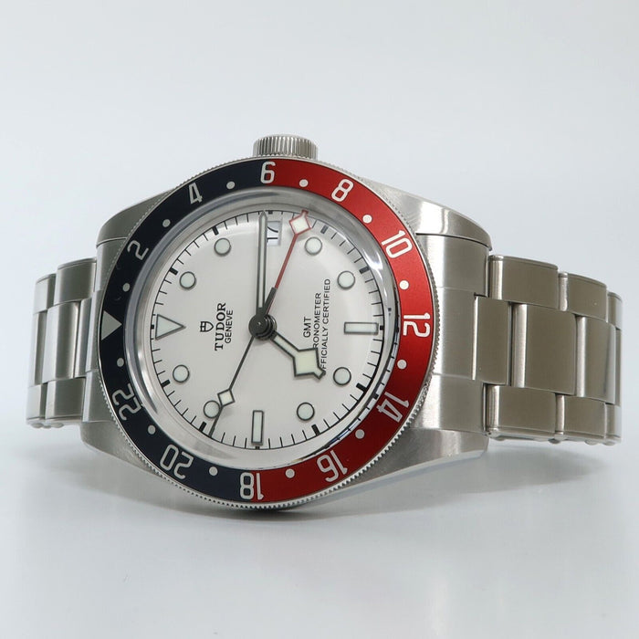 Tudor Black Bay GMT Pepsi Silver Dial Stainless Steel Automatic 41MM 79830RB