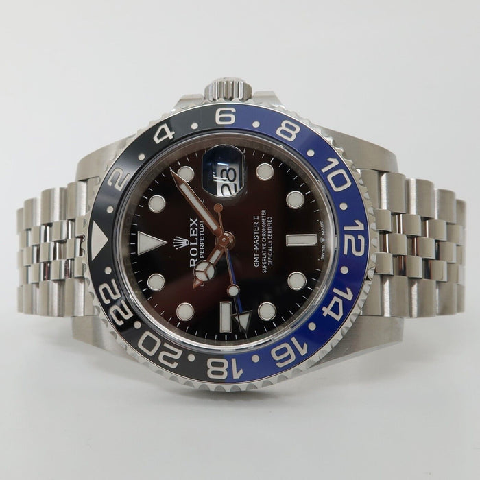 Rolex GMT-Master II Blue/Black "Batgirl" Jubilee Bracelet Steel 40MM 126710BLNR