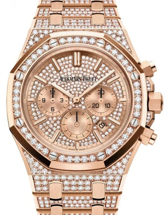 Audemars Piguet Royal Oak Chronograph 18K Rose Gold Diamond 26333OR.ZZ.1222OR.01