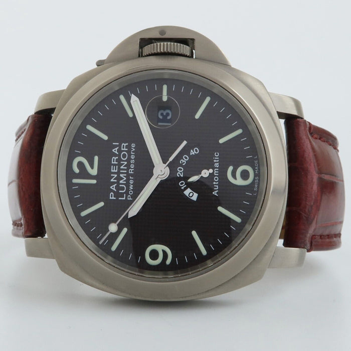 Panerai Luminor Marina Titanium Power Reserve Tobacco Dial Automatic PAM00057