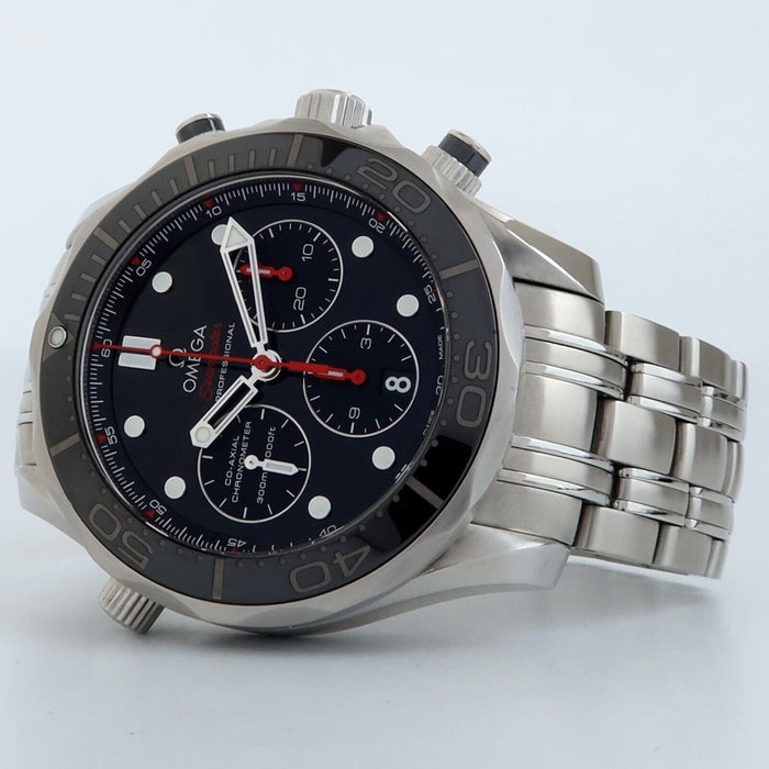 Omega Seamaster Diver Black Dial Chronograph Steel Automatic 212.30.42.50.01.001