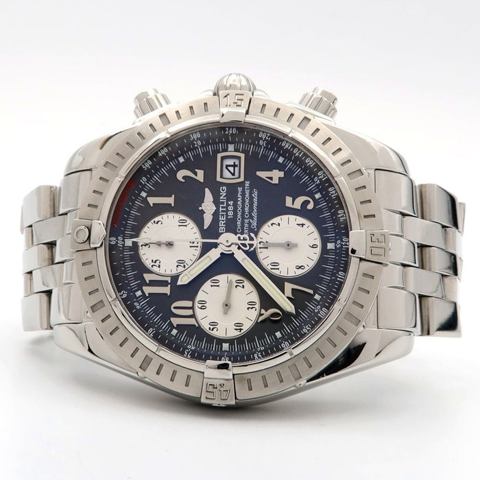 Breitling Chronomat Evolution Grey Dial Chronograph 44MM Automatic Steel A13356