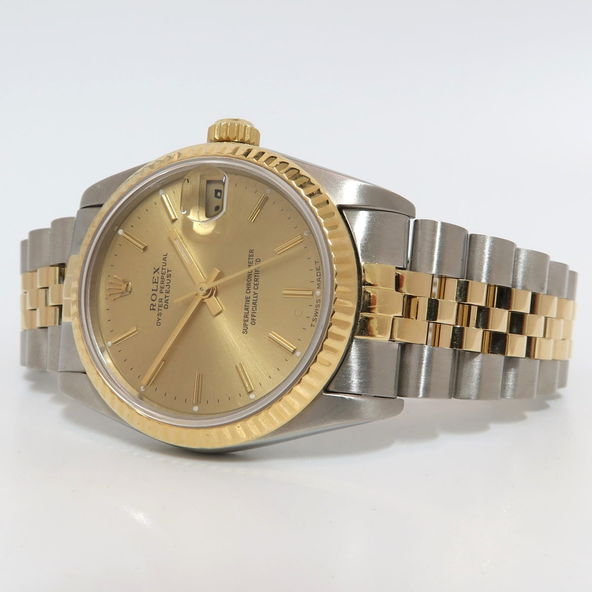 Rolex Datejust 31 Champagne Dial 18kt Yellow Gold & Stainless Steel 68