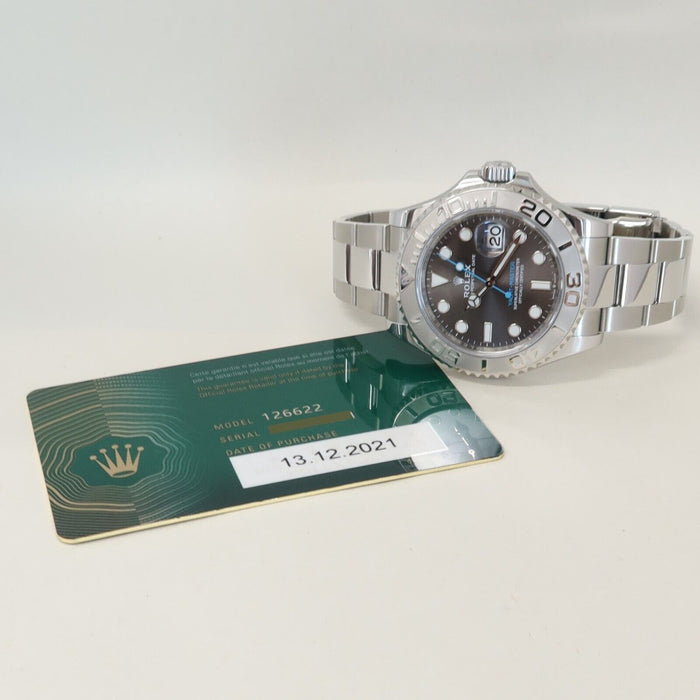 Rolex Yacht-Master 40 Rhodium Dial Stainless Steel 40MM Automatic Bx/Prs 126622