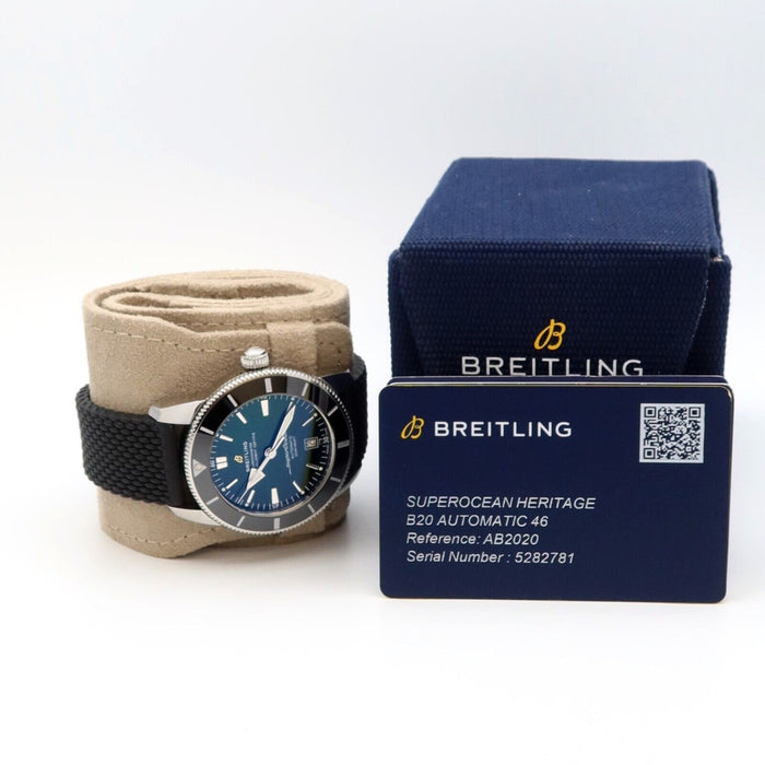 Breitling Superocean Heritage Automatic 46MM Green Dial Steel/Rubber AB2020