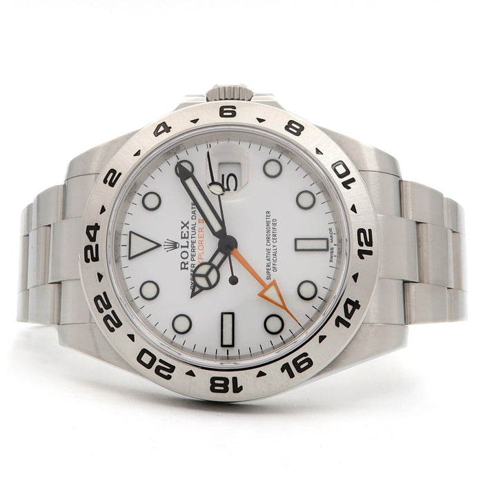 Rolex Explorer II White Polar Dial 42MM Automatic Stainless Steel Papers 216570