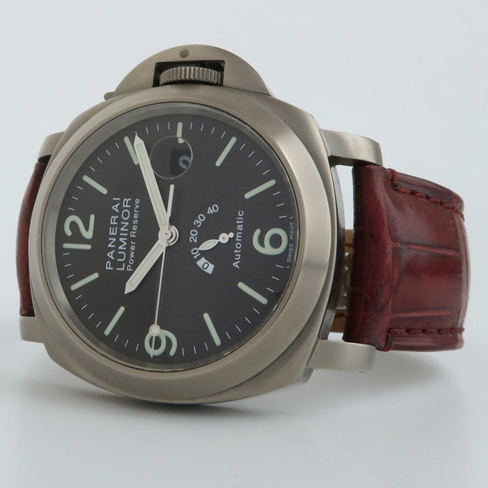 Panerai Luminor Marina Titanium Power Reserve Tobacco Dial Automatic PAM00057