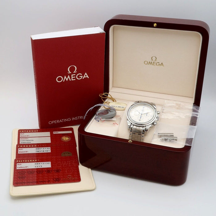 Omega DeVille Co-Axial Chronograph Silver Dial 41MM Automatic Steel 4841.31.32