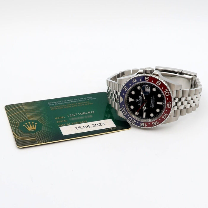 Rolex GMT-Master II Pepsi Jubilee Stainless Steel 40MM Automatic 126710BLRO