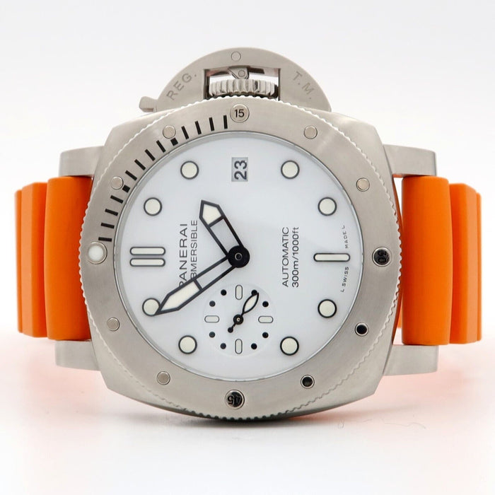 Panerai Luminor Submersible White Dial Stainless Steel 42MM Automatic PAM02223