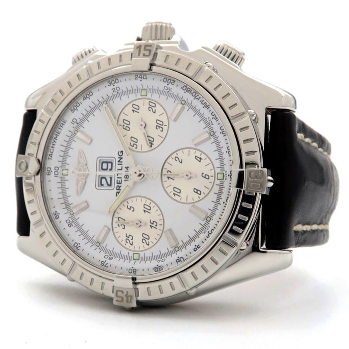 Breitling Chronomat Crosswind Special White Dial Automatic 44MM Steel A44355