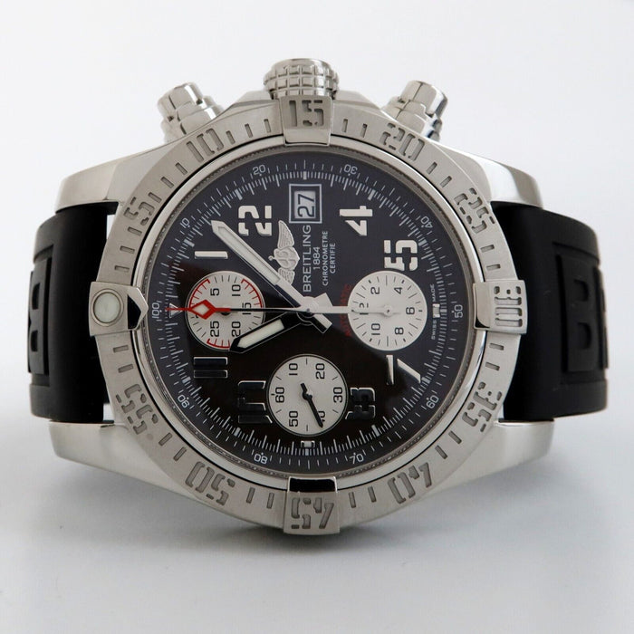 Breitling Avenger II Grey Dial Stainless Steel Chronograph 43MM Automatic A13381