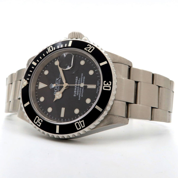 Rolex Submariner Date Automatic Black Dial Stainless Steel 40MM 16610