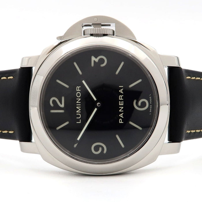 Panerai Luminor Marina Base Black Dial 44MM Manual Wind Stainless Steel PAM00112