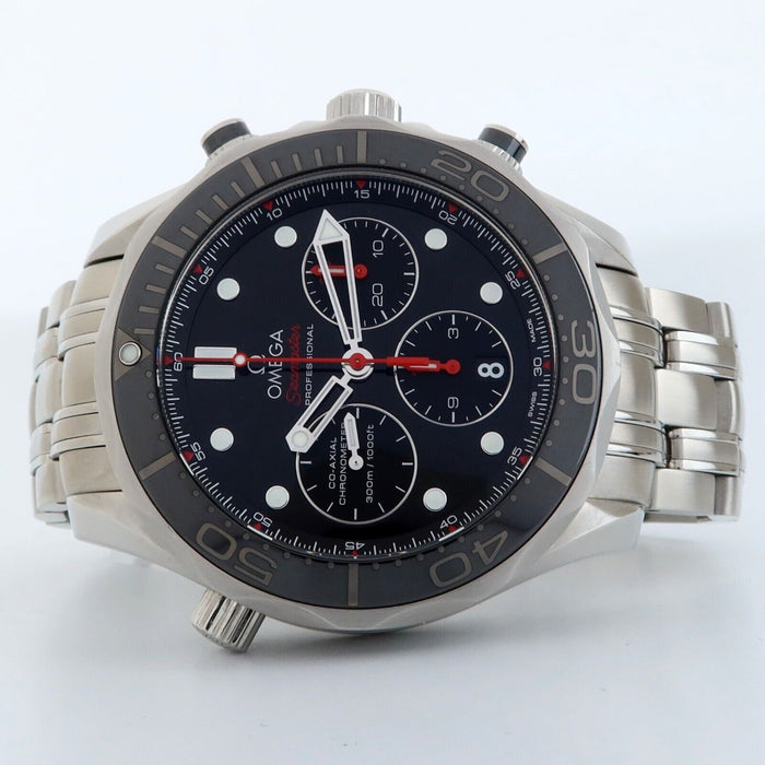 Omega Seamaster Diver Black Dial Chronograph Steel Automatic 212.30.42.50.01.001