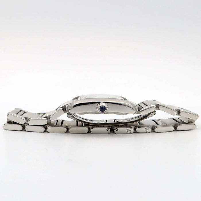 Cartier Tank Francaise Mid-Size Stainless Steel Quartz Silver Dial W51011Q3