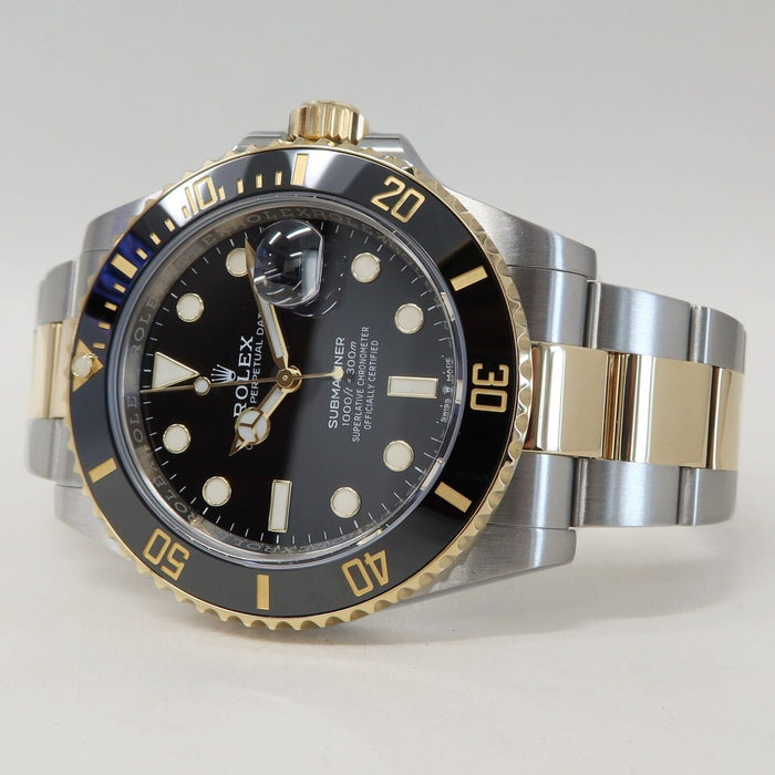 Rolex Submariner Date 41mm Black Dial 18kt Yellow Gold & Steel Oyster 126613LN