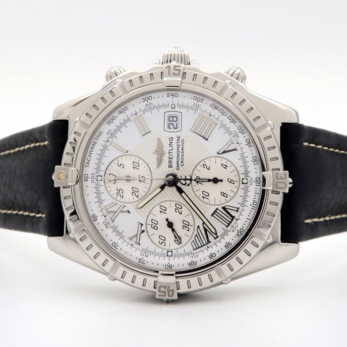 Breitling Chronomat Crosswinds White Dial Chrono 43MM Steel Automatic A13355
