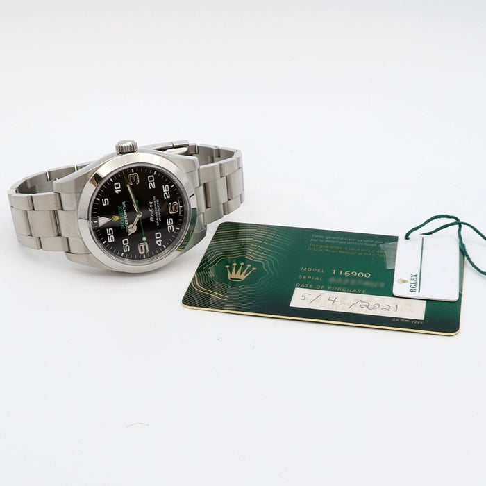 Rolex Air King Black Dial Stainless Steel 40MM Automatic 116900