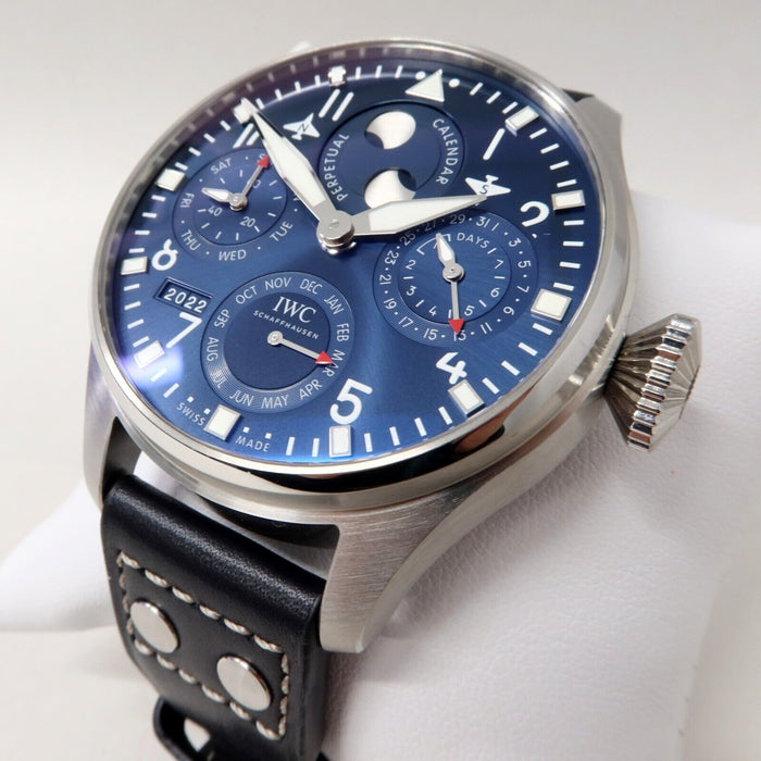 IWC Big Pilot Perpetual Calendar Blue Dial Stainless Steel Automatic IW503605