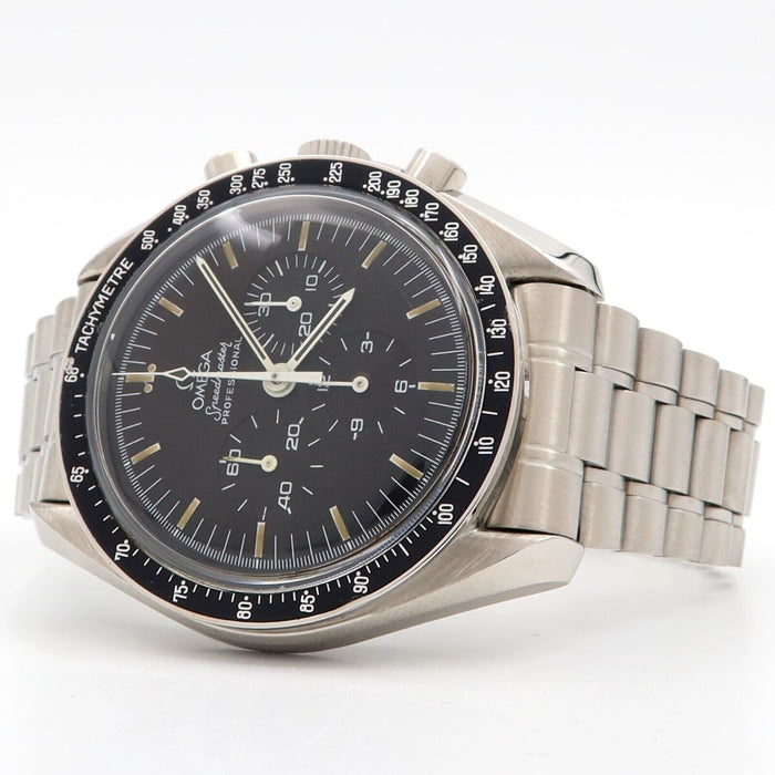 Omega Speedmaster Moonwatch Black Dial Chronograph 42MM Cal 861 Steel ST145.022