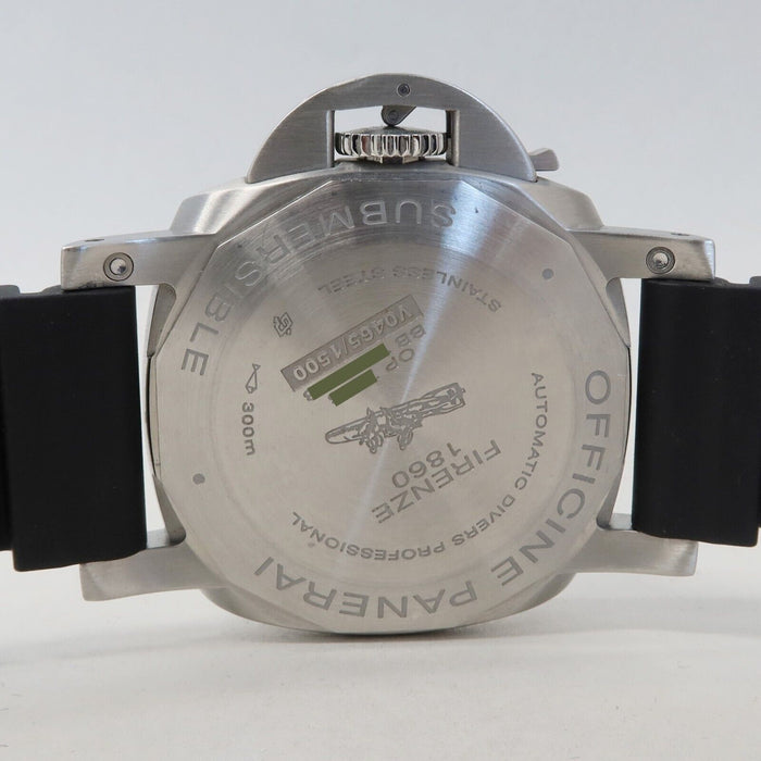 Panerai Luminor Submersible Black Dial 42MM Steel/Rubber Automatic PAM00973