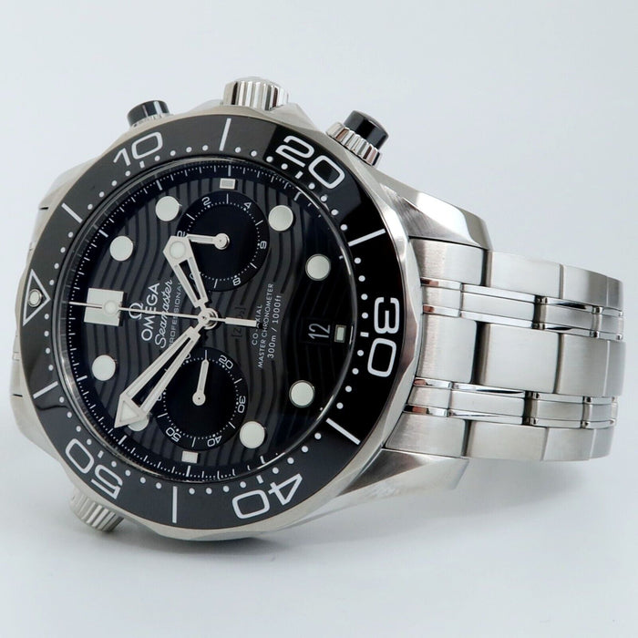 Omega Seamaster Diver 300M Chronograph Black Dial 44MM Steel 210.30.44.51.01.001