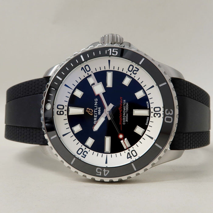 Breitling Superocean Automatic 42 Black Dial Stainless Steel/Rubber A17375