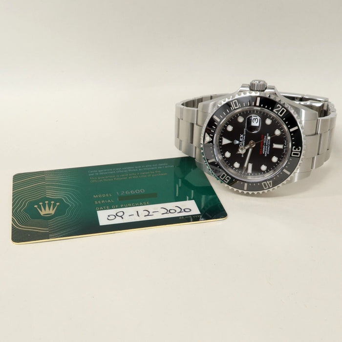 Rolex Sea-Dweller Black Dial Automatic 43MM Stainless Steel Oyster 126600