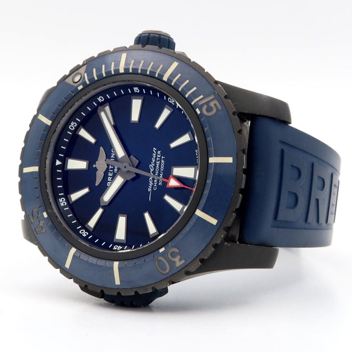 Breitling Superocean Blue Dial Automatic Black Titanium/Rubber 48MM V17369