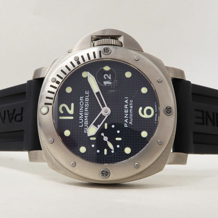 Panerai Luminor Submersible Black Dial Titanium Automatic 44MM PAM00025