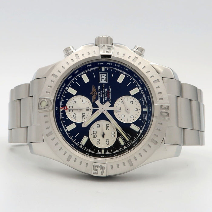 Breitling Colt Chronograph Automatic Black Dial 44MM Stainless Steel A13388
