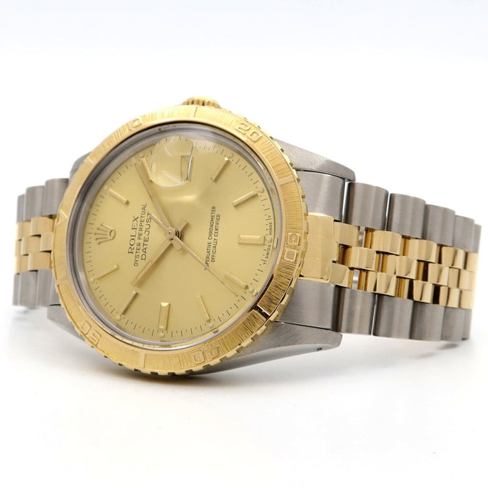 Rolex Datejust Turn-O-Graph Thunderbird 36MM 18kt Yellow Gold & Steel 16253