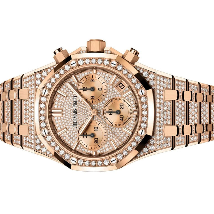 Audemars Piguet Royal Oak Chronograph 18K Rose Gold Diamond 26333OR.ZZ.1222OR.01