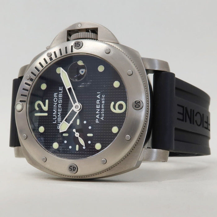 Panerai Luminor Submersible Black Dial Titanium Automatic 44MM PAM00025