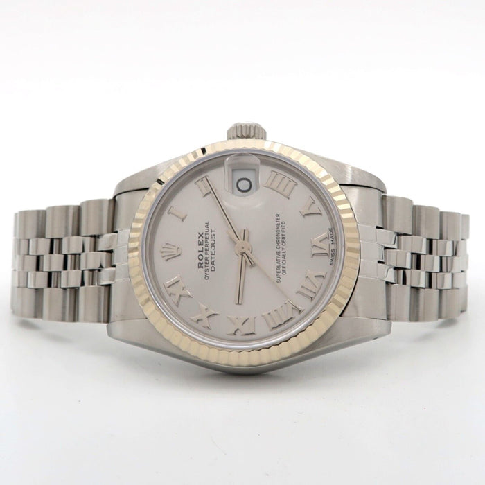 Rolex Datejust 31 Silver Roman Dial Stainless Steel Jubilee Automatic 68274