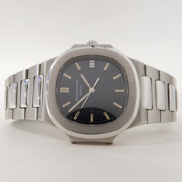 Patek Philippe Nautilus Stainless Steel Black Dial Quartz 33MM 3900