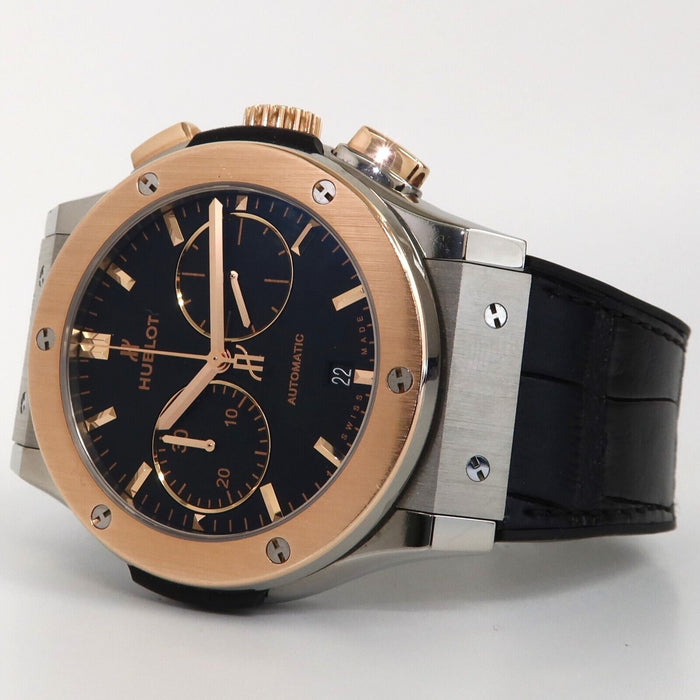 Hublot Classic Fusion Chronograph 18K Rose Gold & Steel 45MM 521.NO.1181.LR