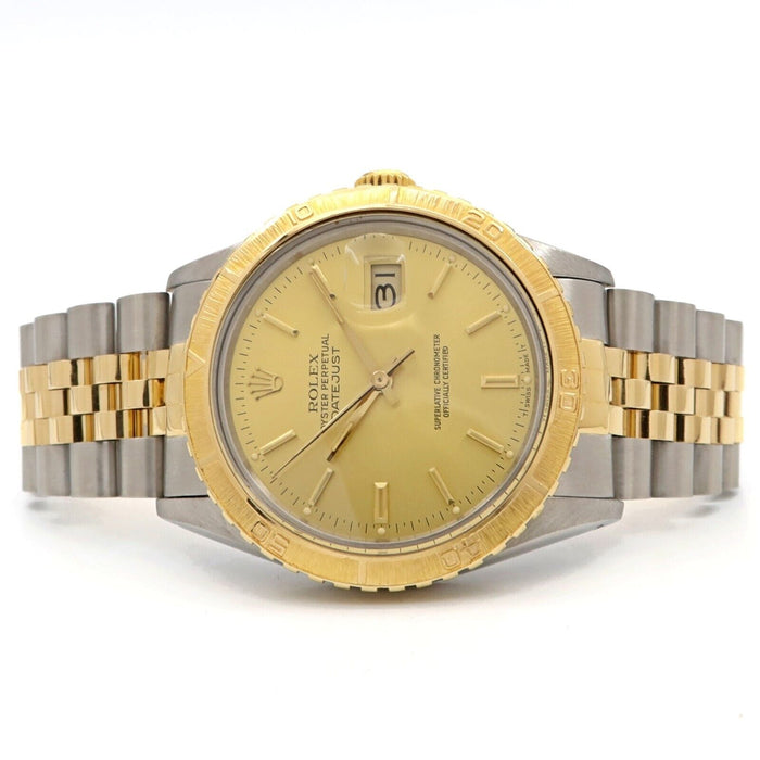 Rolex Datejust Turn-O-Graph Thunderbird 36MM 18kt Yellow Gold & Steel 16253