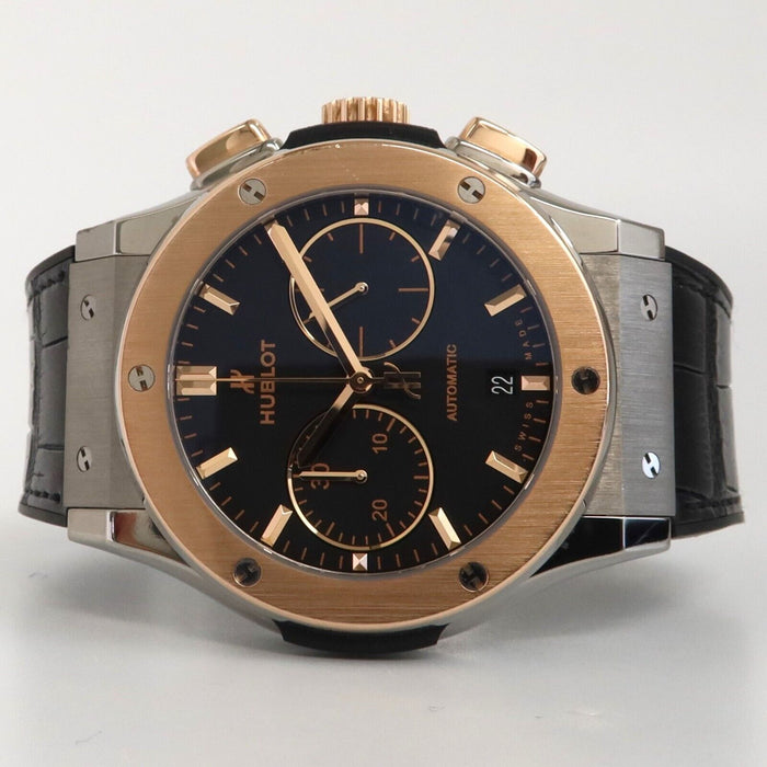 Hublot Classic Fusion Chronograph 18K Rose Gold & Steel 45MM 521.NO.1181.LR