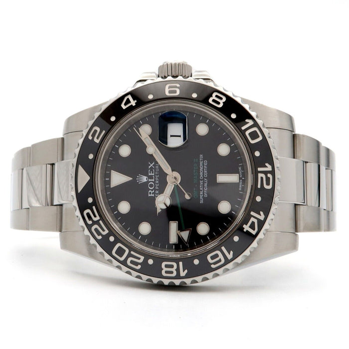 Rolex GMT-Master II Black Dial Automatic 40MM Stainless Steel 116710LN