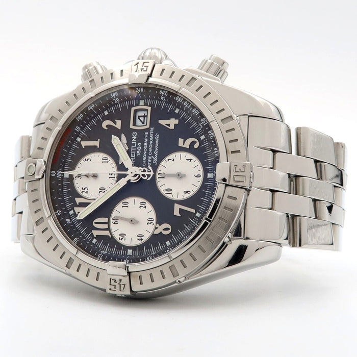 Breitling Chronomat Evolution Grey Dial Chronograph 44MM Automatic Steel A13356