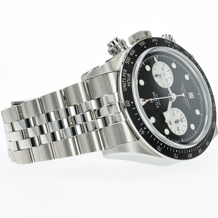 Tudor Black Bay Chronograph White Dial Reverse Panda Stainless Steel 79360N