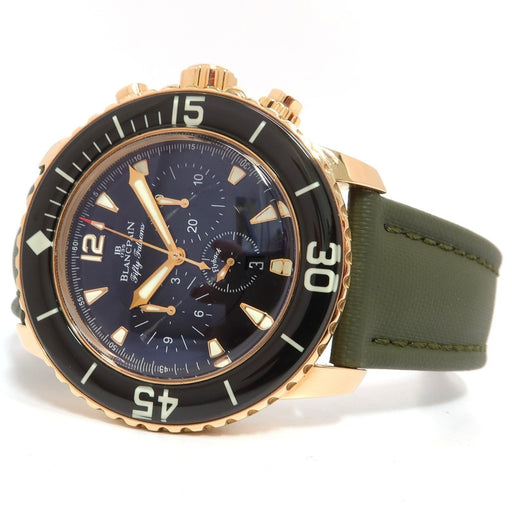 Blancpain Fifty Fathoms Flyback Chronograph Solid 18kt Rose Gold 5085F-3630-52A