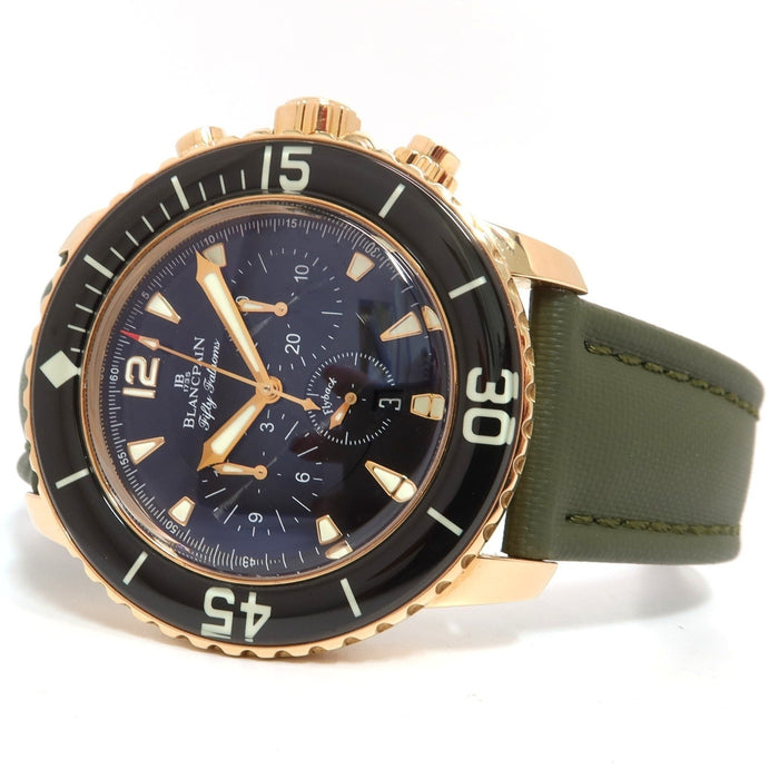 Blancpain Fifty Fathoms Flyback Chronograph Solid 18kt Rose Gold 5085F-3630-52A