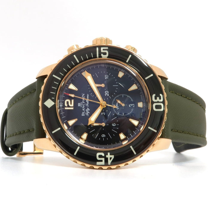 Blancpain Fifty Fathoms Flyback Chronograph Solid 18kt Rose Gold 5085F-3630-52A