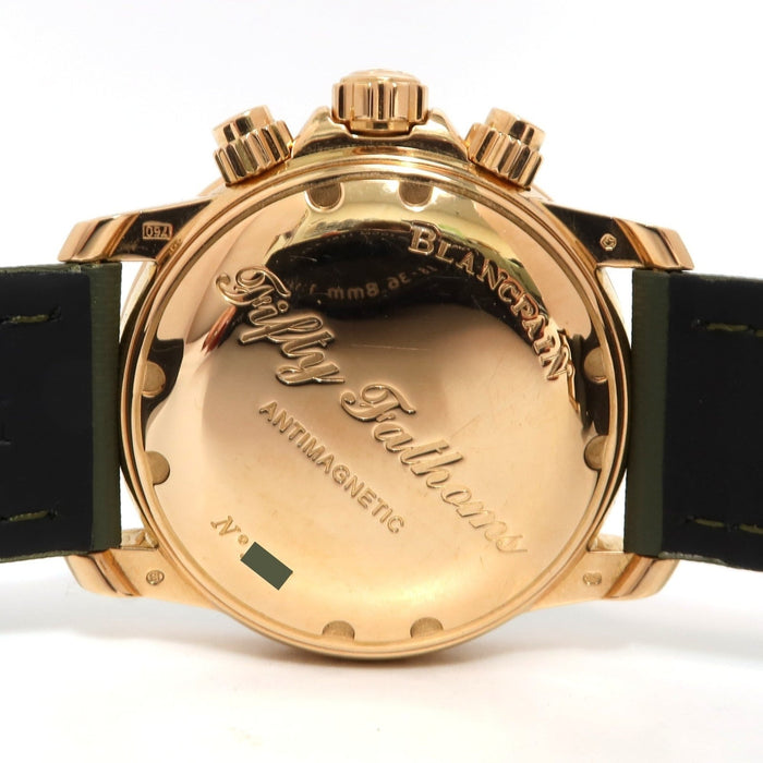 Blancpain Fifty Fathoms Flyback Chronograph Solid 18kt Rose Gold 5085F-3630-52A
