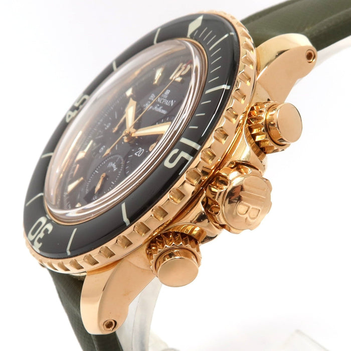 Blancpain Fifty Fathoms Flyback Chronograph Solid 18kt Rose Gold 5085F-3630-52A